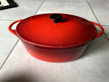 Cocotte / Marmite / Faitout - Cousances  France 28 cm Fonte Émaillée Rouge