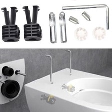 Pour WC suspendu Geberit, kit de fixation galvanisé, installation sécurisée