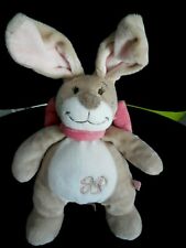 doudou peluche lapin beige