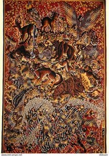 45 - Gien - intérieur du Château - Musée international de la Chasse - Tapisserie