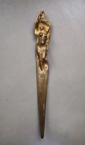 Coupe papier bronze doré - coupe-papier, en