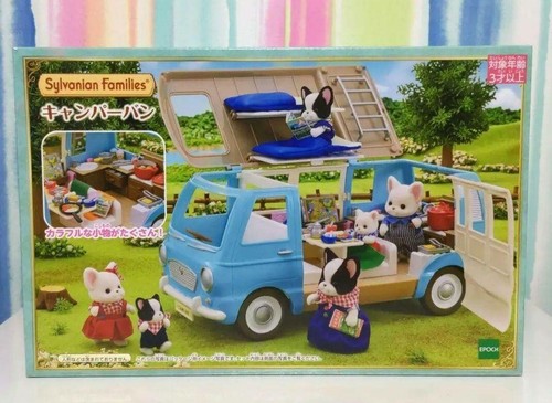 Sylvanian families camper van - families,