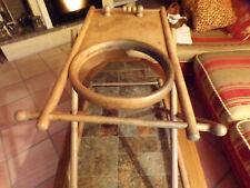 Ancien trotteur en bois Baumann Youpala,années 30,puériculture,poupées,ours