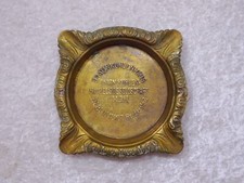 Cendrier En Laiton Antique