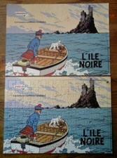 Puzzle Hergé - Tintin L'île Noire - Pub Andros - 1981