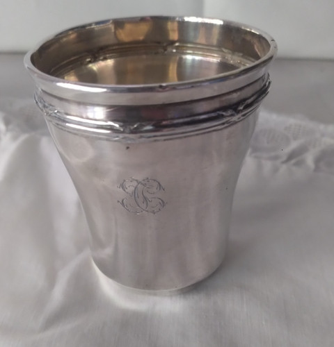 Timbale argent massif - timbale,