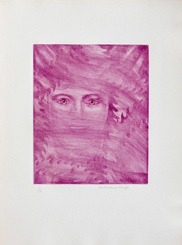 Valentine hugo estampe - valentine,