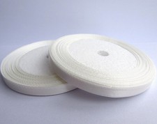 Rouleau ruban satin blanc 10mm - ruban,