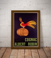 Affiche-Poster alcool  Cognac Albert Robin