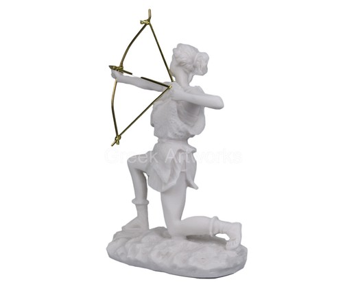 Statue arc chasse - statue, déesse