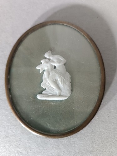 Wedgwood ancien cadre - ancien, ovale
