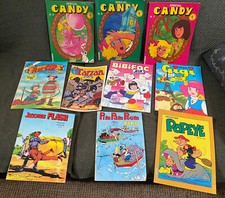 lot 10 bd Gigi Rody Le Petit Cid CANDY CANDY Bibifoc Édition tele guide 1978