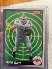 Reggie White Sack Attack Card