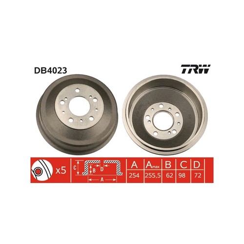 Tambour frein avant pour - avant,