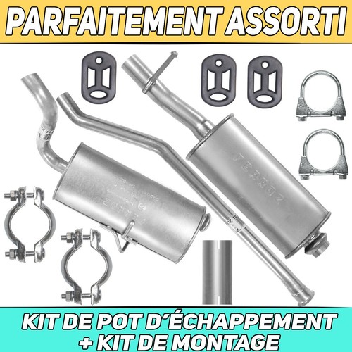 Kit pot échappement - pot, d’échappement