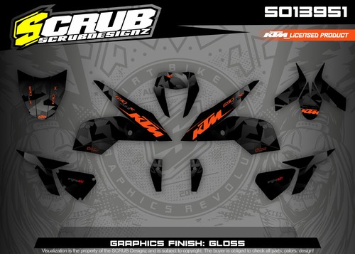 Graphics decals stickers ktm - decals,