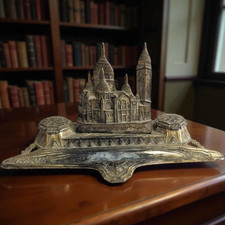 Encrier ancien Sacré Cœur de