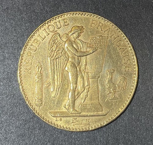 100 francs génie 1879 or - francs, a