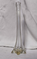 Ancien Vase Soliflore en Verre Soufflé