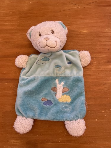 Doudou plat ours blanc - pf/,