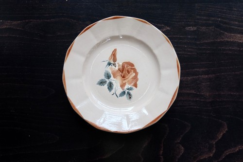 Plat service rond vintage - de,