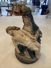 Ancien plâtre religion collection Roland Nantes Christ vierge ésotérisme