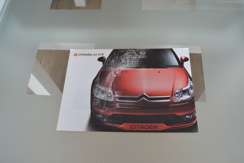 Depliant citroën vts - depliant, c4
