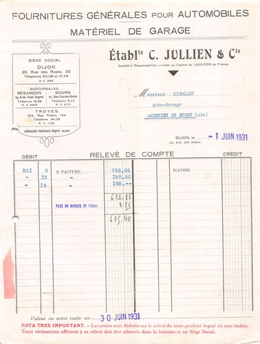 1931 fournitures generales - fournitures,