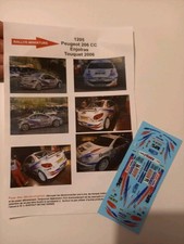 Decals Peugeot 206cc Rallye Du