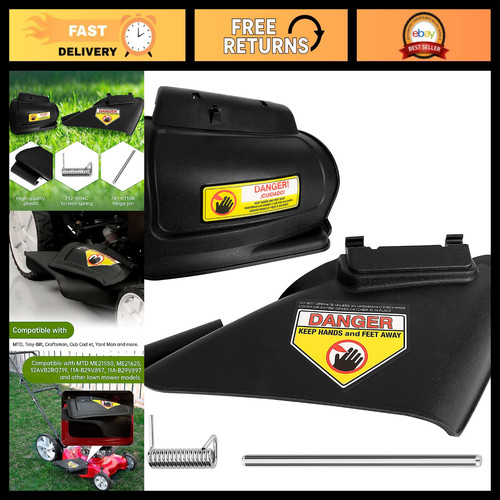 Lawn mower discharge - mower, chute
