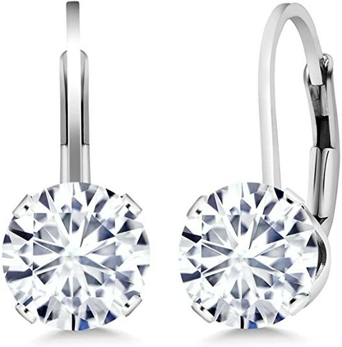 7mm moissanite rond - rond, solitaire