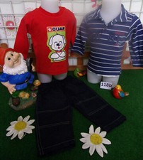 lot 9 vêtements enfant 6 mois garçon,pantalon,pull,sweat,jean,chemise ..........