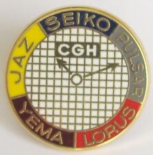 👍Pin's MONTRE CGH SEIKO JAZ PULSAR Signé  Arthus Bertrand Paris Vintage #1/1