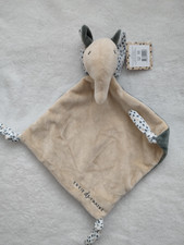 Doudou Plat/Mouchoir Éléphant Beige Blanc Gris Anthracite Pois - Envie De Fraise