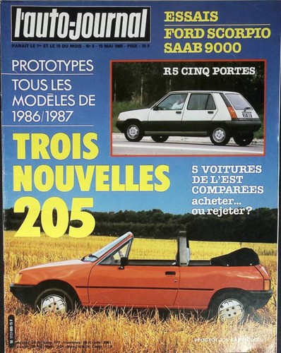Trois nouvelles 205 - ,