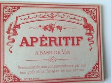 Ancienne étiquette Apéritif