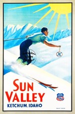 SUN VALLEY SKI R74 - POSTER HQ