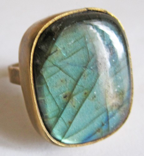 Bague avec labradorite - avec,