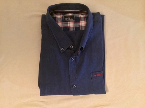 Chemise bleu foncé oliphil - bleu,