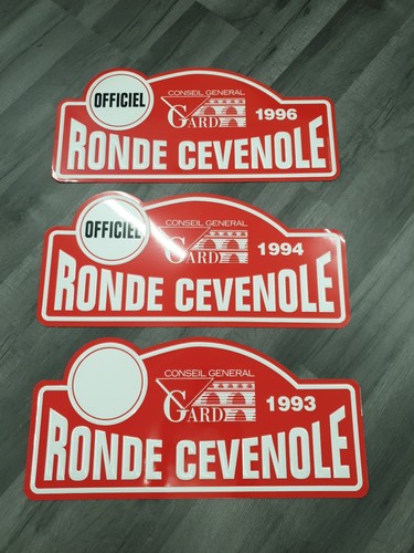 Plaque rallye - plaque,