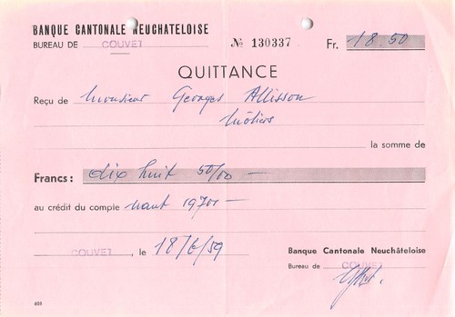 1959 banque cantonale - banque,