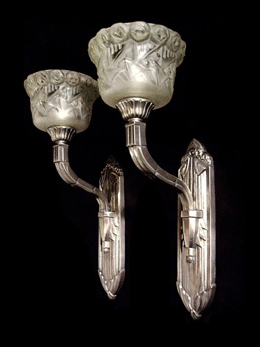 Paire appliques art déco - paire,