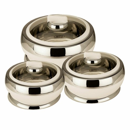 Set casseroles blanc - 3, casseroles,