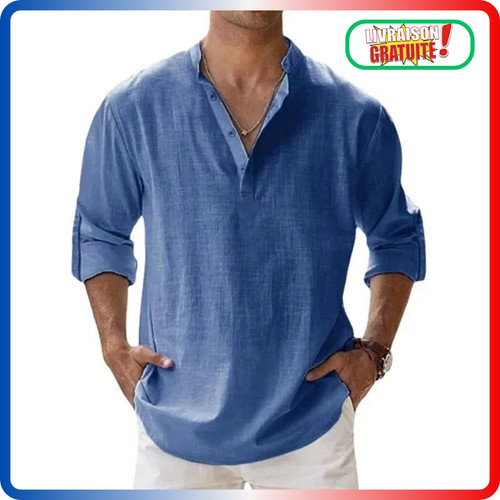 Chemise lin homme - chemise,