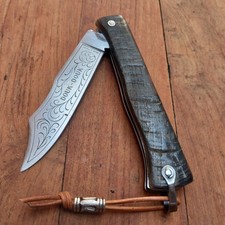 Unique Couteau DOUKDOUK  Manche en  Corne D ANTILOPE 