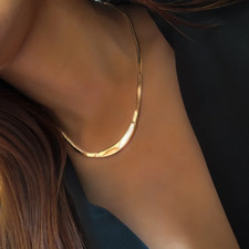 Collier ras-de-cou doré