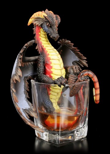 Figurine dragon dans un - de,