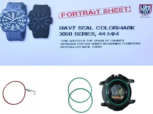 Luminox caseback orings 44mm - luminox,