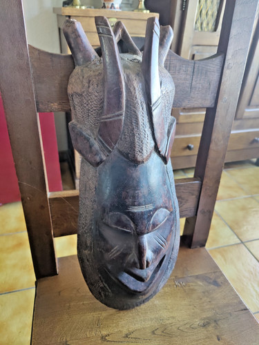 Ancien grand masque africain - grand,