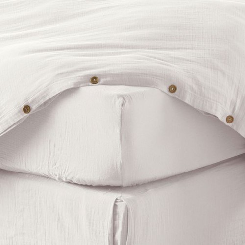 Drap housse 180x200 gaze - housse, cm